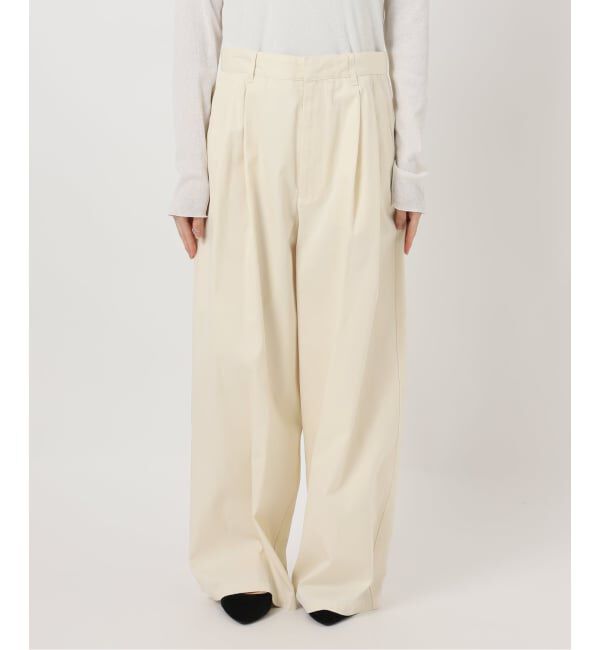 FRAMeWORK「ワイドチノパンツ」|チノ|