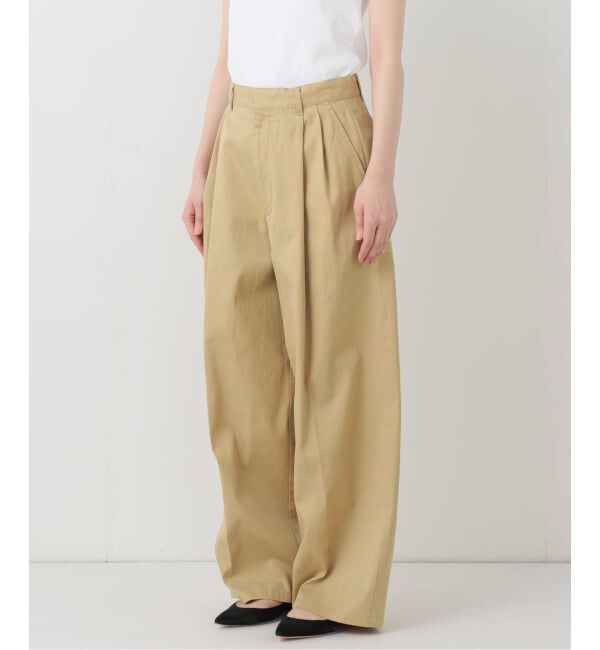 FRAMeWORK「ワイドチノパンツ」|チノ|