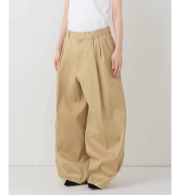 FRAMeWORK「ワイドチノパンツ」|チノ|