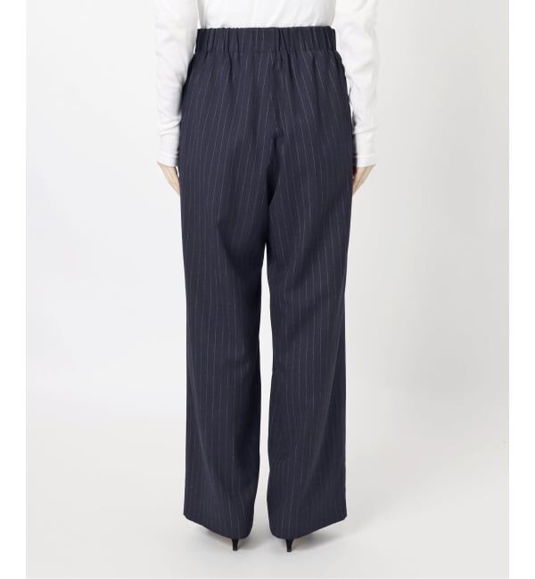 Spick and Span「ピンストライプイージーパンツ」|スラックス|