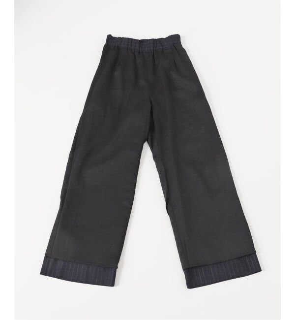 Spick and Span「ピンストライプイージーパンツ」|スラックス|