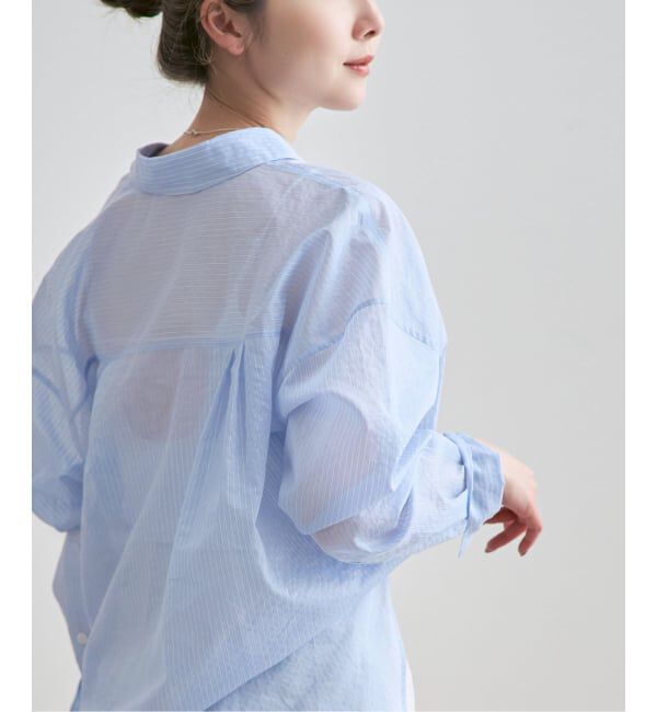 NOBLE「シアーストライプ2wayシャツ」|シャツ・ブラウス|