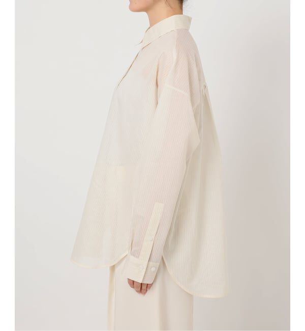 NOBLE「シアーストライプ2wayシャツ」|シャツ・ブラウス|