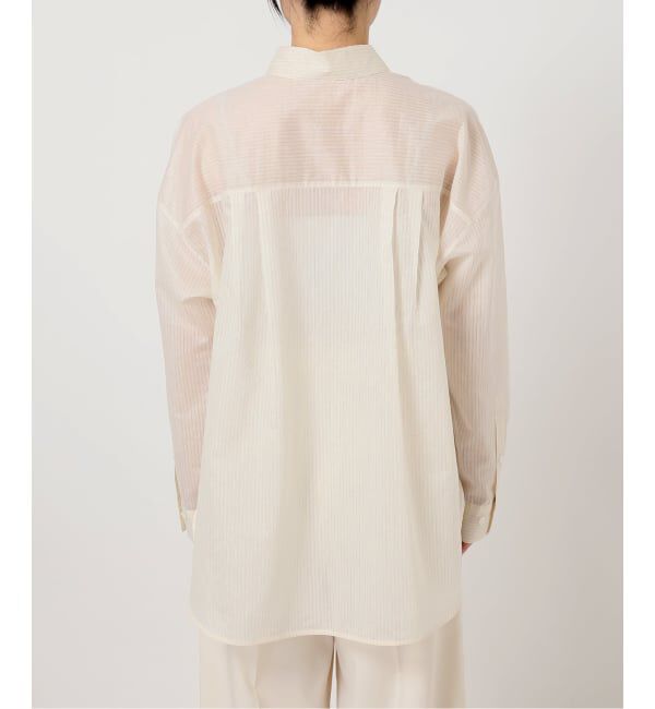 NOBLE「シアーストライプ2wayシャツ」|シャツ・ブラウス|