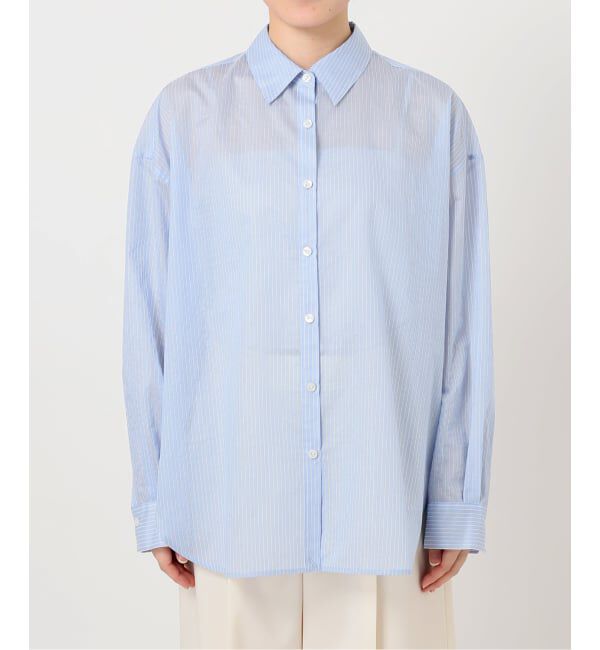 NOBLE「シアーストライプ2wayシャツ」|シャツ・ブラウス|