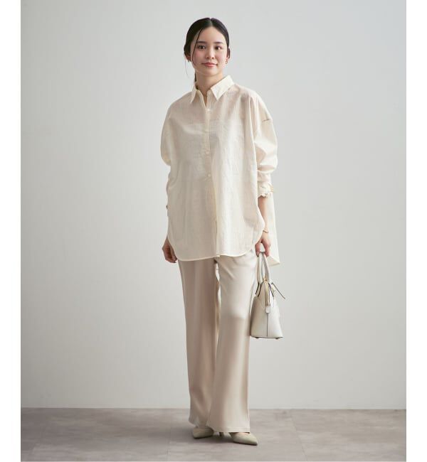 NOBLE「シアーストライプ2wayシャツ」|シャツ・ブラウス|