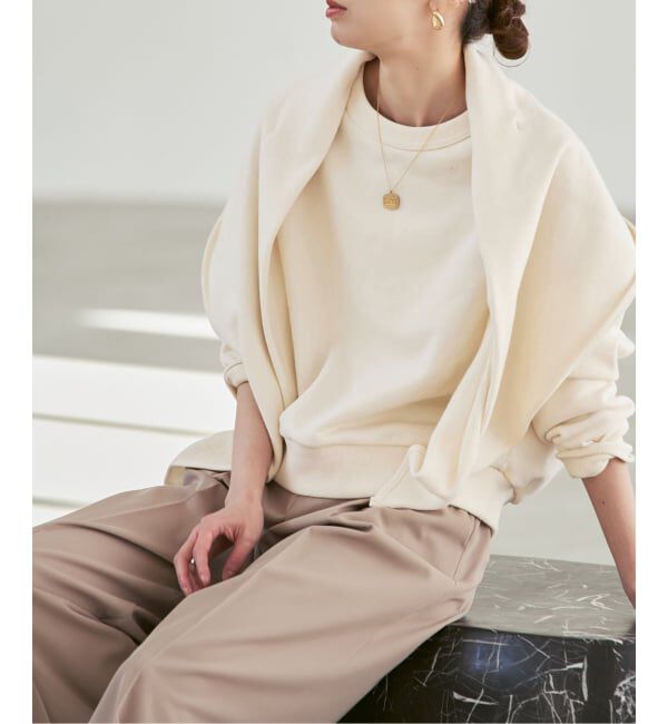 NOBLE「《NOBLE生地別注》PROTAGONISTA/プロタゴニスタ スカーフ付きスウェット」|スウェット・ジャージ|