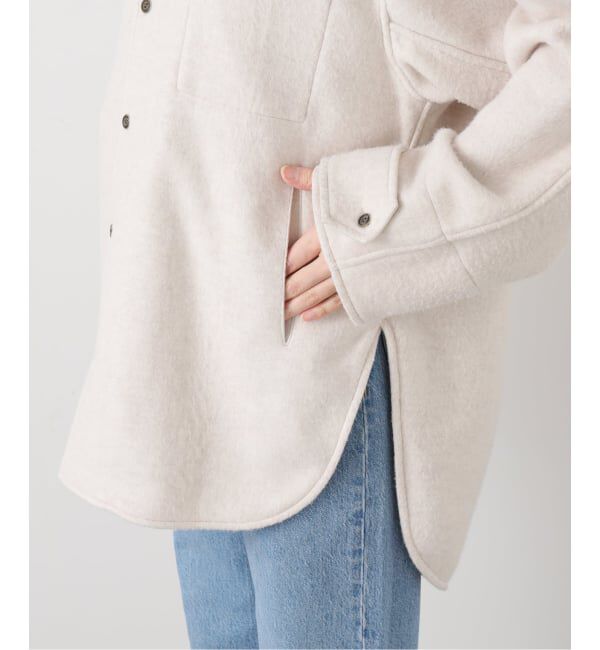 FRAMeWORK「SOWER/ソウワー  DHANI シルクコン フリースシャツジャケット」|その他|