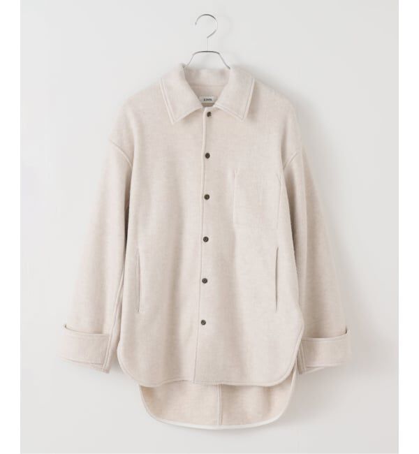 FRAMeWORK「SOWER/ソウワー  DHANI シルクコン フリースシャツジャケット」|その他|ナチュラル