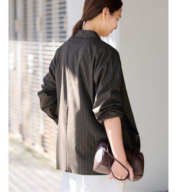 FRAMeWORK「TOPカラーボタンレスジャケット」|その他|