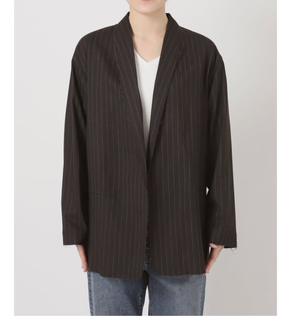 FRAMeWORK「TOPカラーボタンレスジャケット」|その他|