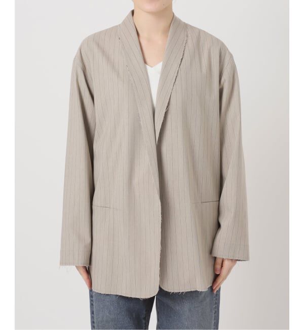 FRAMeWORK「TOPカラーボタンレスジャケット」|その他|