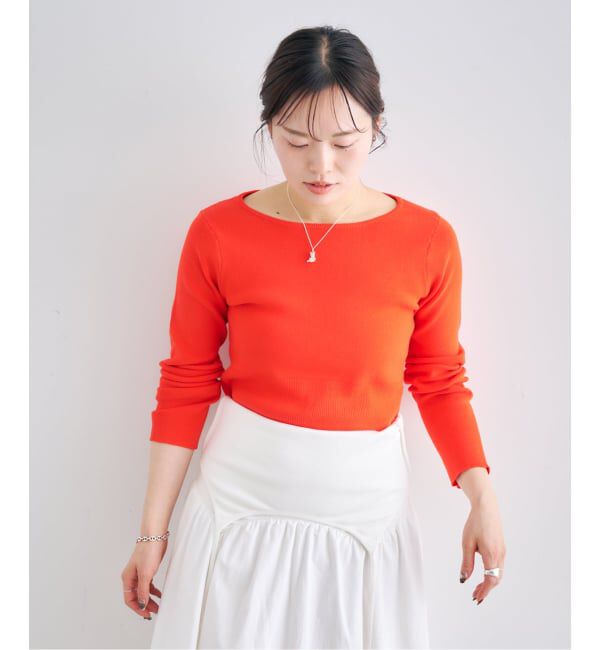 U by SPICK&SPAN「ワイドリブロングスリーブニット」|ニット・セーター|