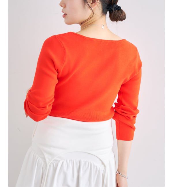 U by SPICK&SPAN「ワイドリブロングスリーブニット」|ニット・セーター|