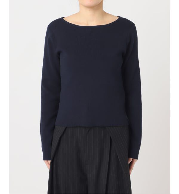 U by SPICK&SPAN「ワイドリブロングスリーブニット」|ニット・セーター|