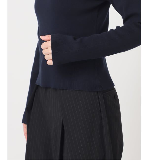 U by SPICK&SPAN「ワイドリブロングスリーブニット」|ニット・セーター|