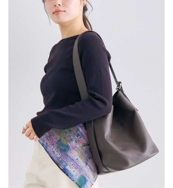 U by SPICK&SPAN「ワイドリブロングスリーブニット」|ニット・セーター|