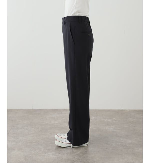 FRAMeWORK「TWポプリンストレートパンツ」|スラックス|