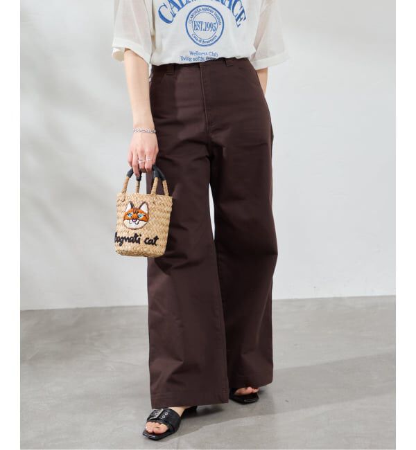 U by SPICK&SPAN「《新色 / 追加予約》ヴィンテージライクチノパンツ」|チノ|