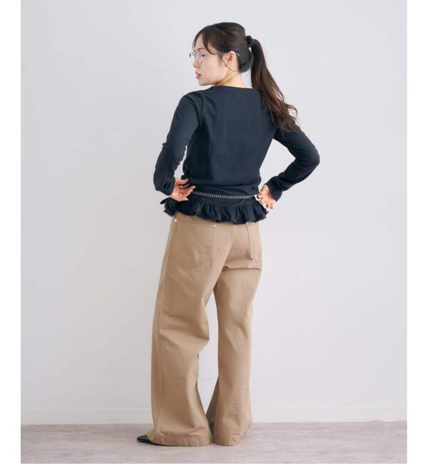 U by SPICK&SPAN「《新色 / 追加予約》ヴィンテージライクチノパンツ」|チノ|