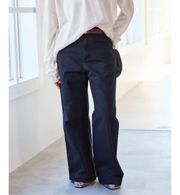 U by SPICK&SPAN「《新色 / 追加予約》ヴィンテージライクチノパンツ」|チノ|