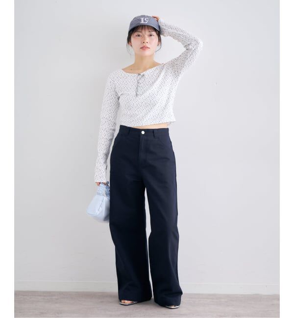 U by SPICK&SPAN「《新色 / 追加予約》ヴィンテージライクチノパンツ」|チノ|