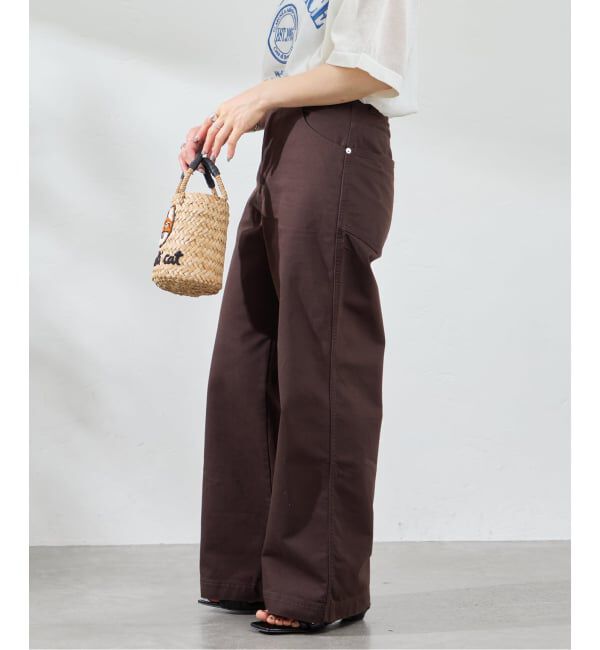 U by SPICK&SPAN「《新色 / 追加予約》ヴィンテージライクチノパンツ」|チノ|