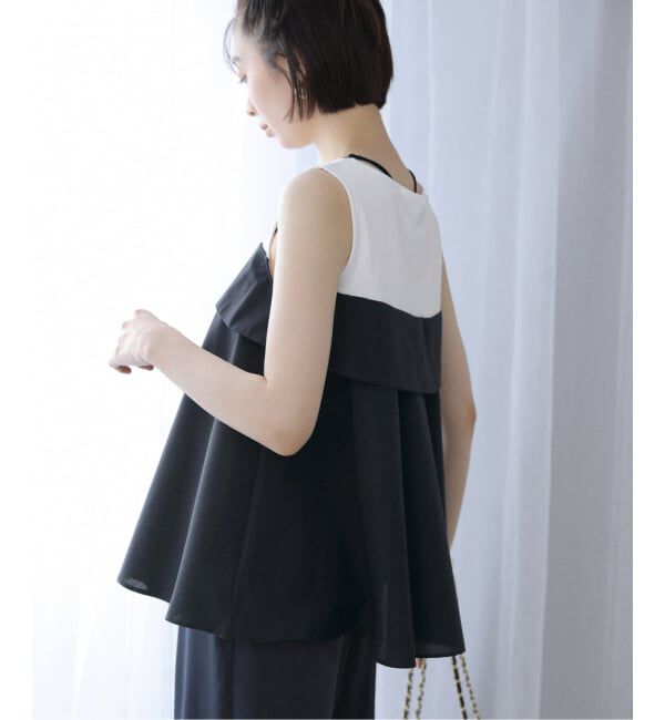  「【洗える】レイヤード風カットソー」|Tシャツ・カットソー|