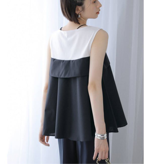  「【洗える】レイヤード風カットソー」|Tシャツ・カットソー|