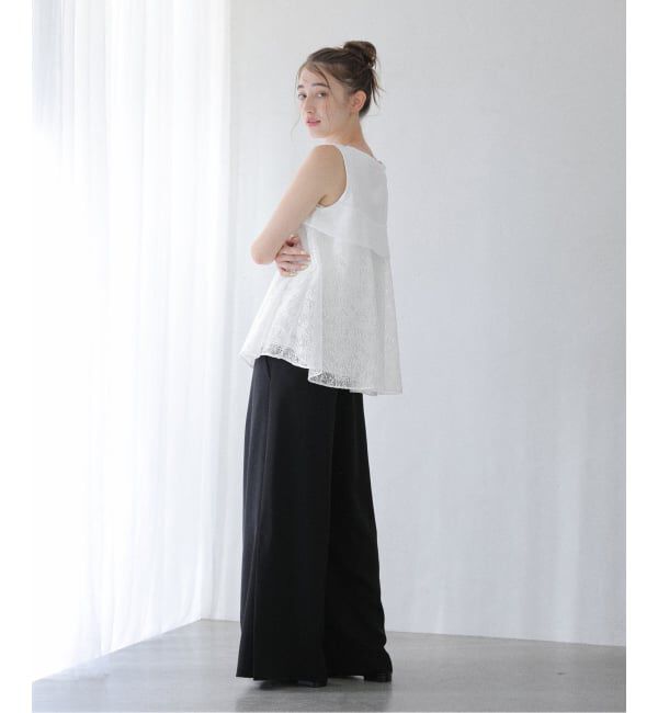  「【洗える】レイヤード風カットソー」|Tシャツ・カットソー|