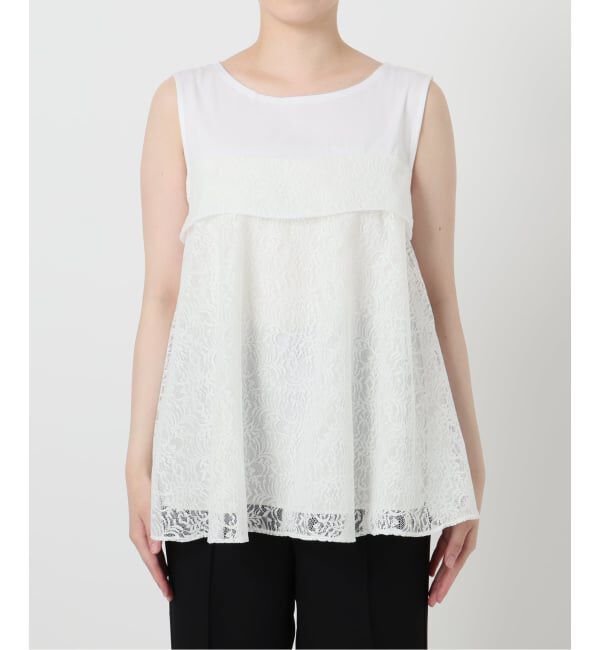  「【洗える】レイヤード風カットソー」|Tシャツ・カットソー|