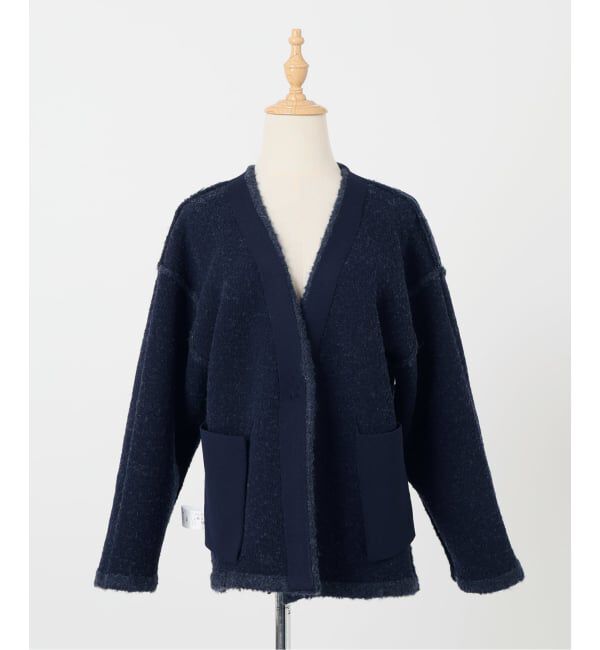  「【洗える】ブークレニットジャケット」|その他|