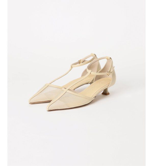  「《追加》3.5cmTストラップシアーパンプス」|パンプス|