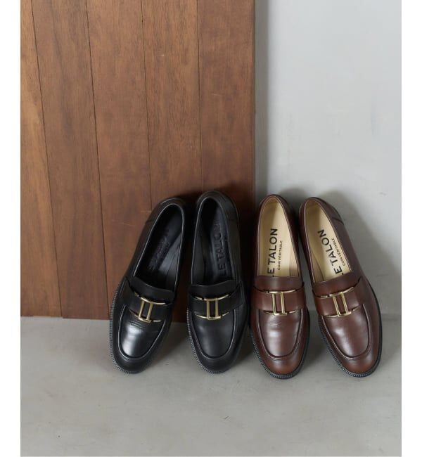  「《追加》レザーメタルモチーフローファー」|ローファー|