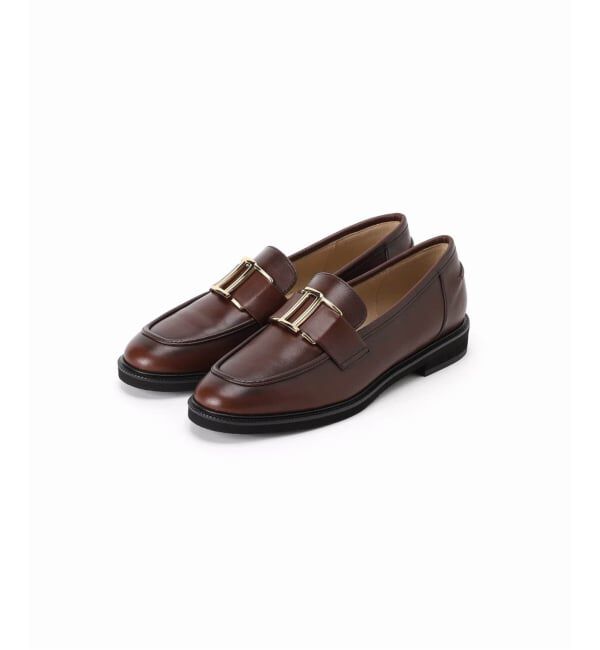  「《追加》レザーメタルモチーフローファー」|ローファー|