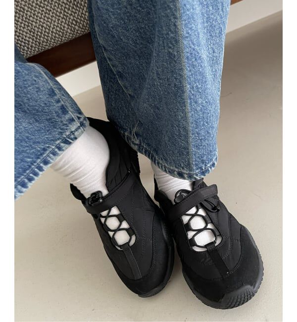  「Lドローコードスニーカー」|スニーカー|ブラック C