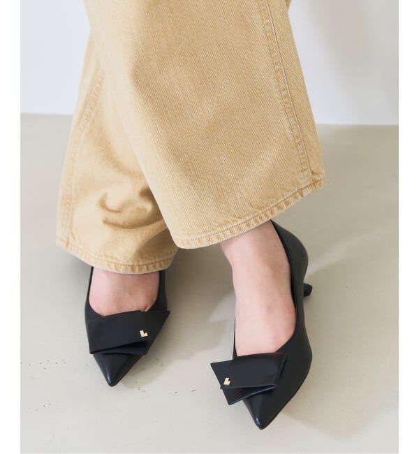  「《追加》3.5cmポインテッドLモチーフパンプス」|パンプス|