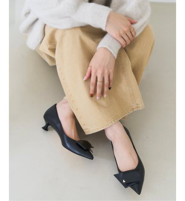  「《追加》3.5cmポインテッドLモチーフパンプス」|パンプス|