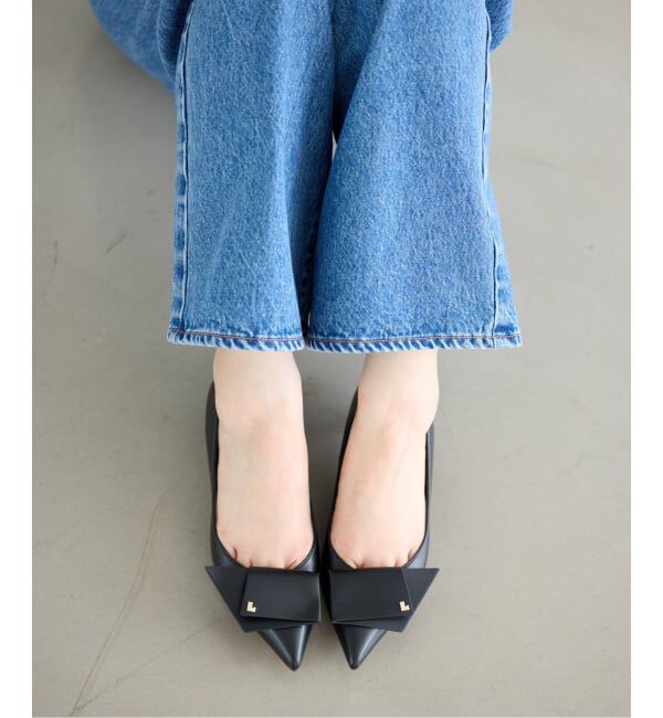  「《追加》3.5cmポインテッドLモチーフパンプス」|パンプス|