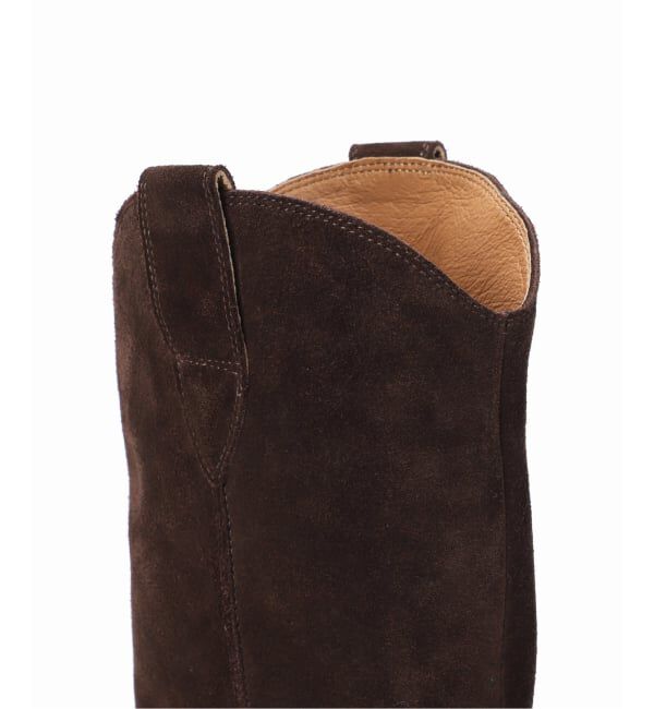  「《追加》3.5cmレザーウエスタンブーツ」|ロングブーツ|