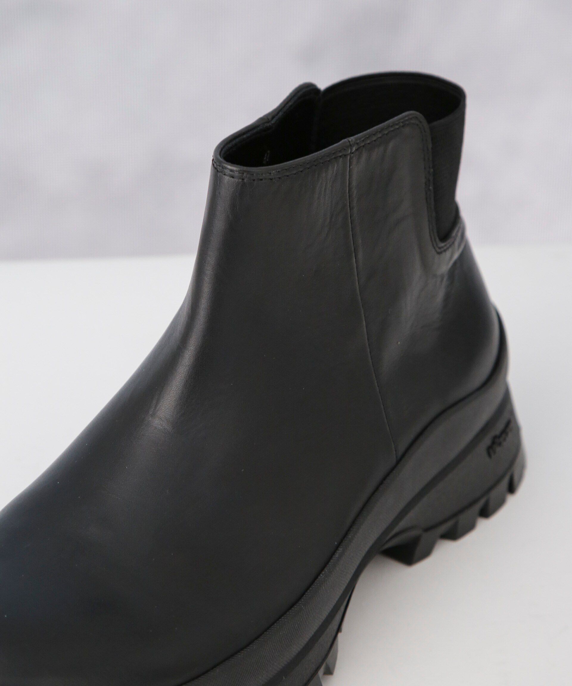 nano･universe「PADRONE/BACK GORE BOOTS」|ショートブーツ|