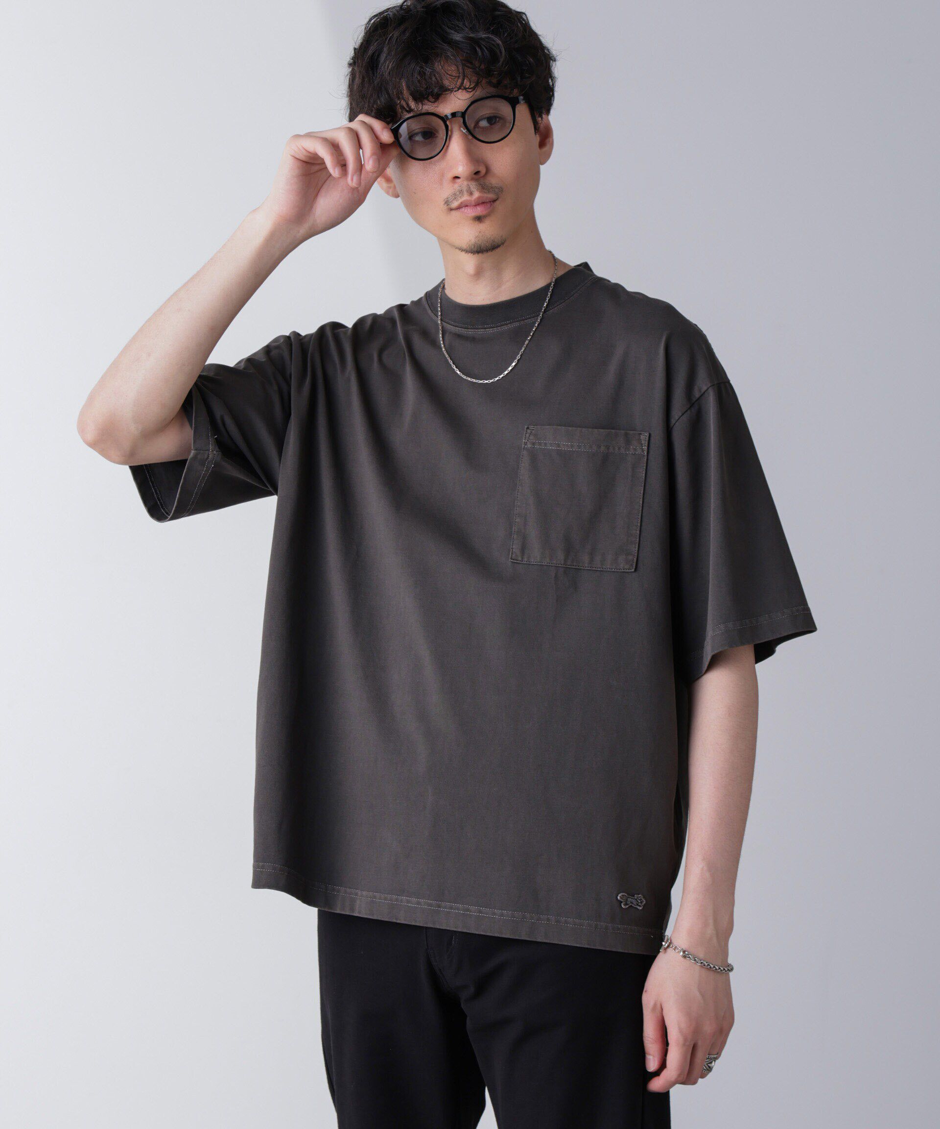 nano･universe「「PENNEYS」別注ピグメントTシャツ 半袖」|Tシャツ・カットソー|