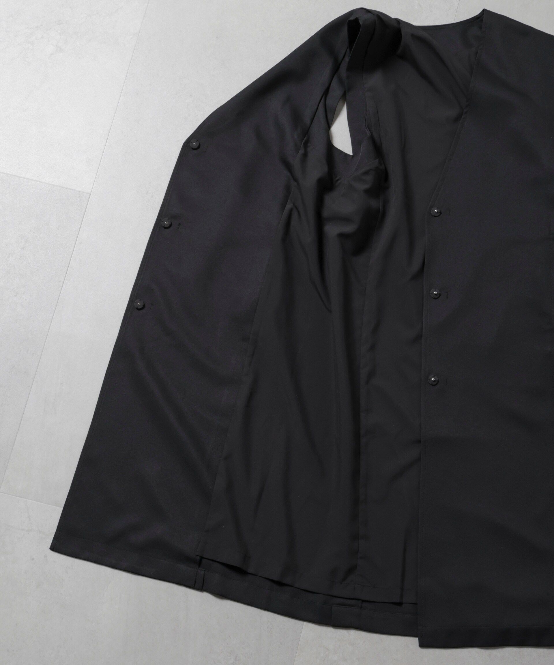 nano･universe「サイドベルトロングジレ(セットアップ可)」|テーラードジャケット|