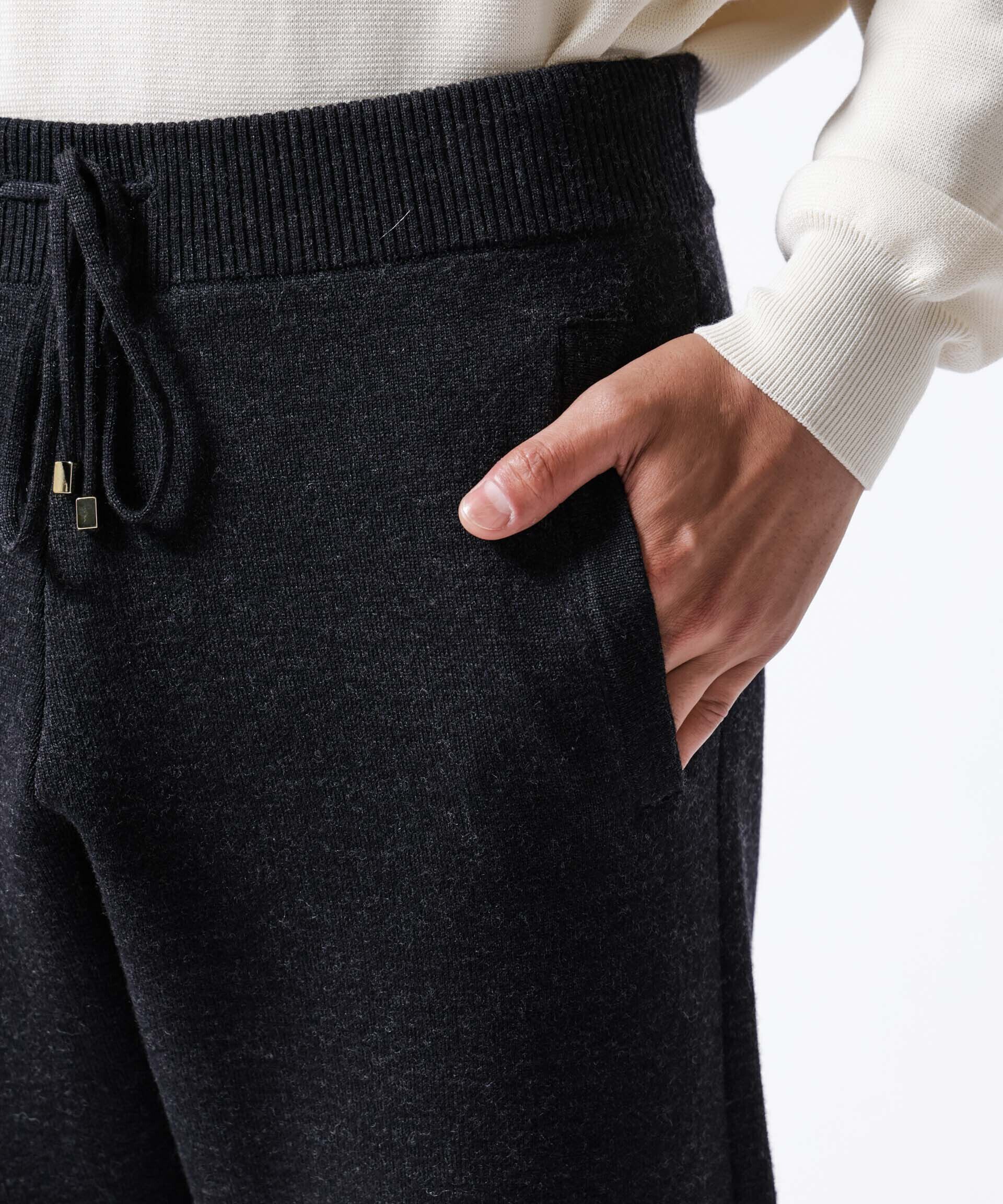 nano･universe「｢ASSEMBLANC｣接結ウールニットパンツ」|ニット・セーター|