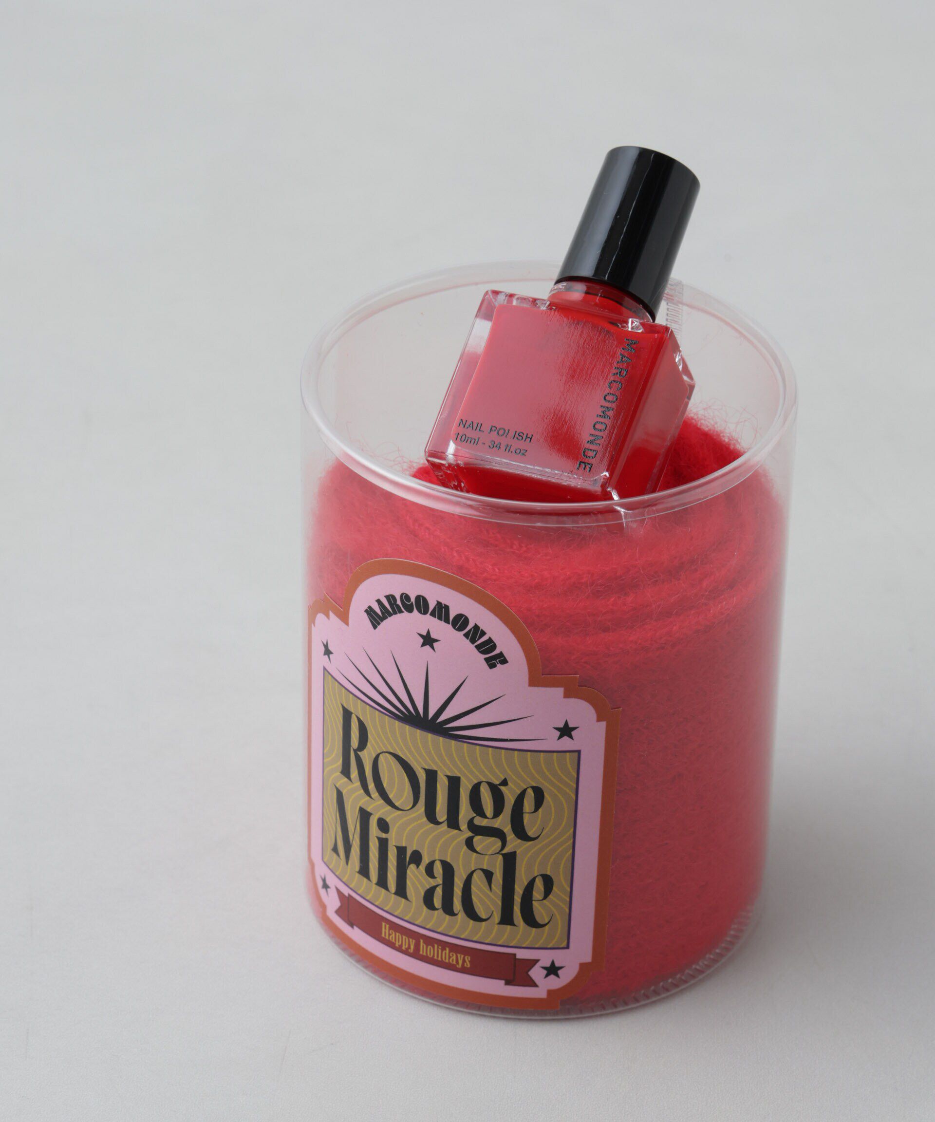 nano･universe「MARCOMONDE/holiday box set」|ソックス|レッド