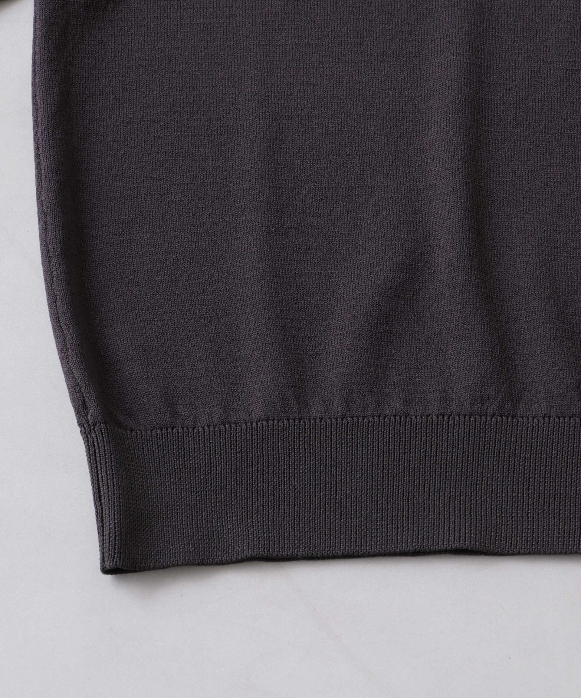 nano･universe「多機能強撚ポロニットトップス」|ニット・セーター|