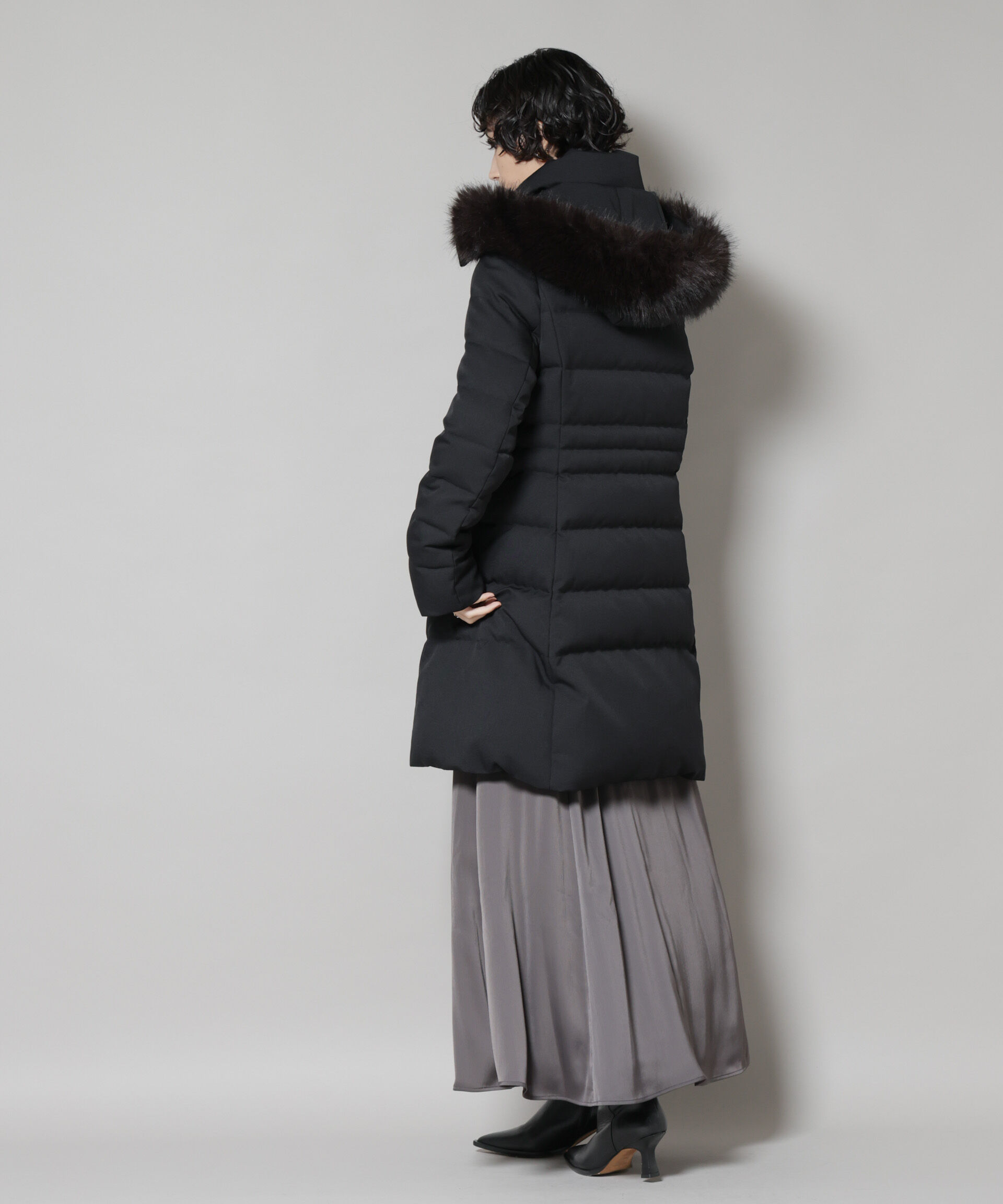 nano･universe「「西川ダウン(R)」サージロングダウン」|ダウン|