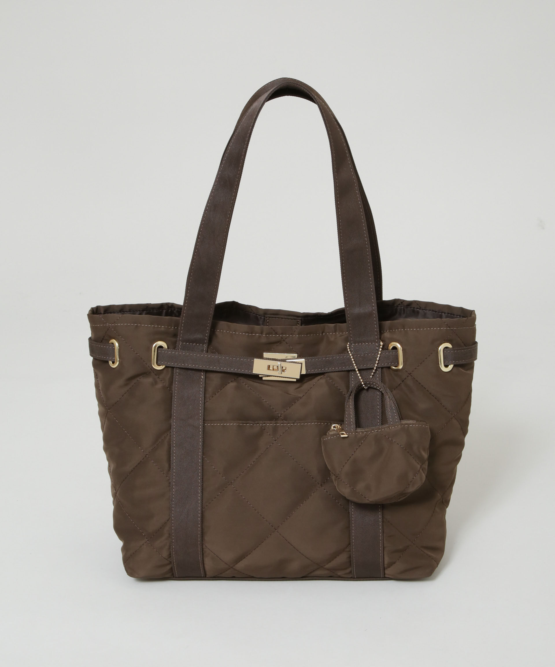 nano･universe「ミニバッグ付きキルティングトートバッグ」|ショルダー・メッセンジャー|