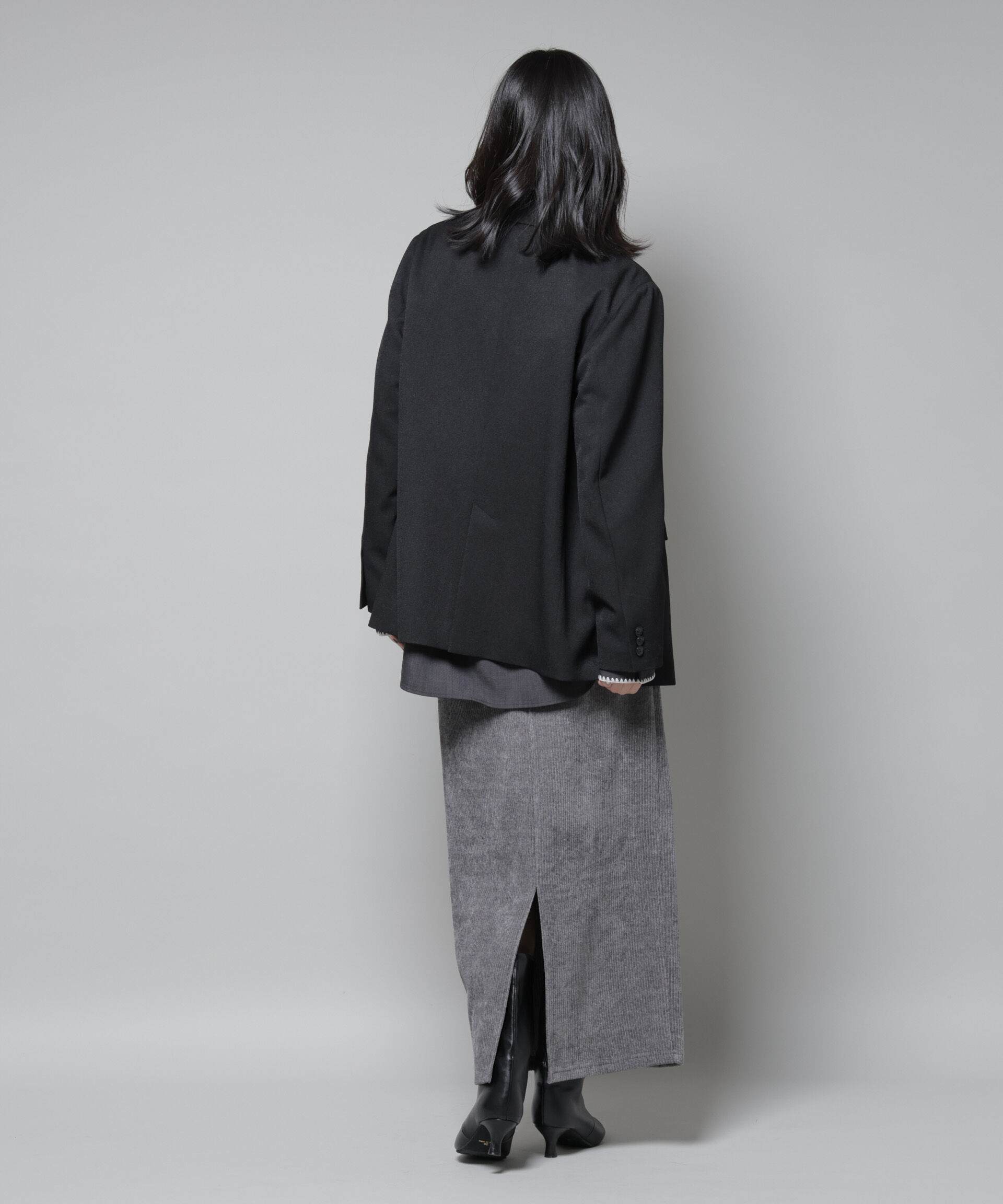 nano･universe「ストレッチサージダブルジャケット(セットアップ可)」|テーラードジャケット|