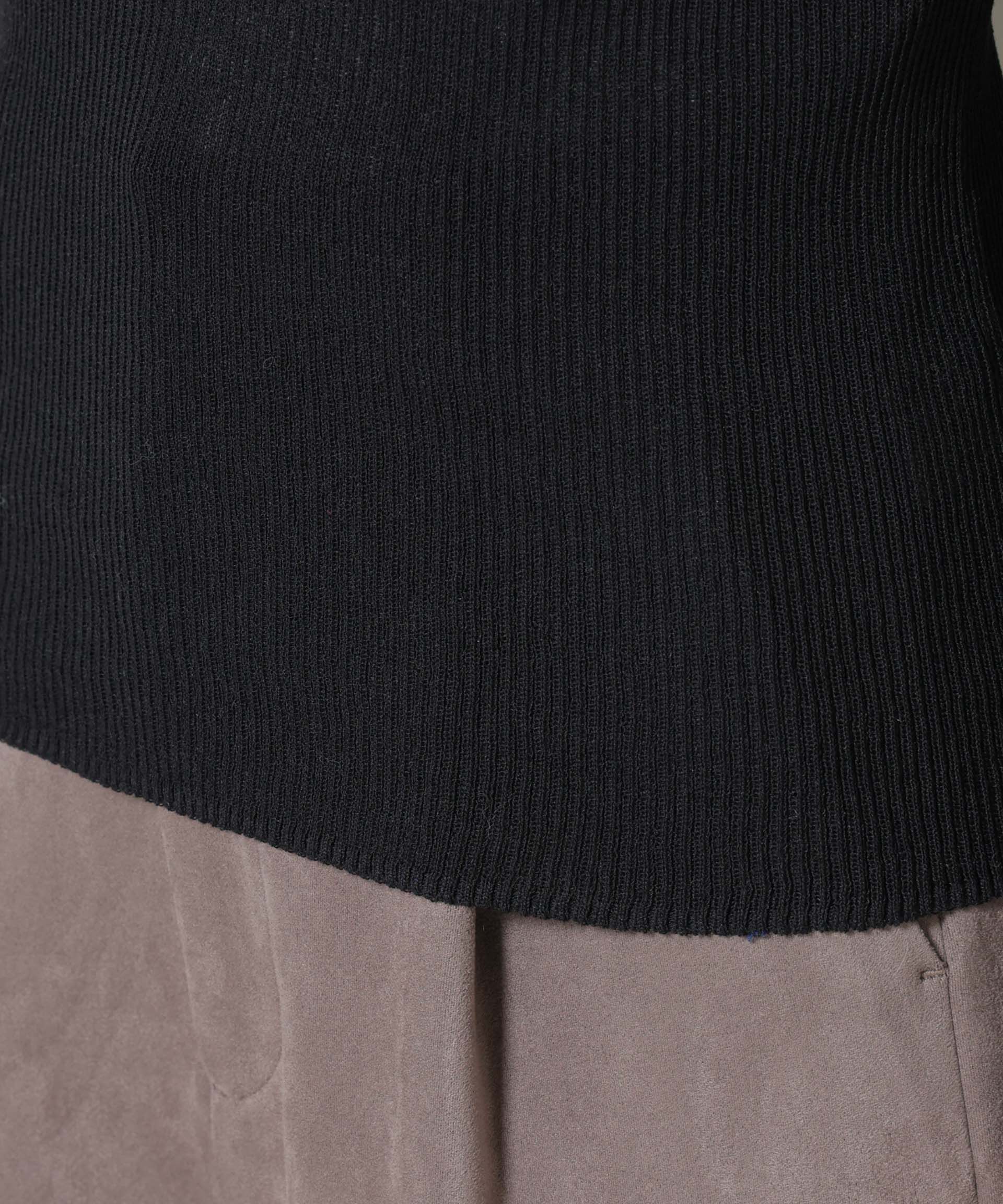 nano･universe「ツイードIラインワンピース&times;シアーリブニットセット」|ワンピース|